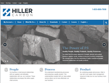 Tablet Screenshot of hillercarbon.com